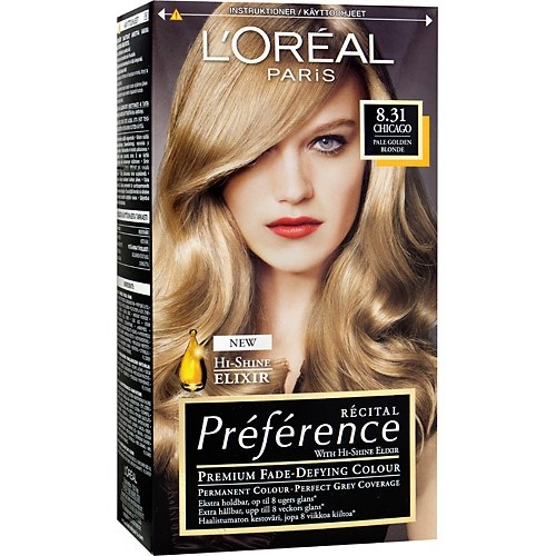 Loreal Paris Préférence 8.31 Chicago Ljus Guldblond Ask