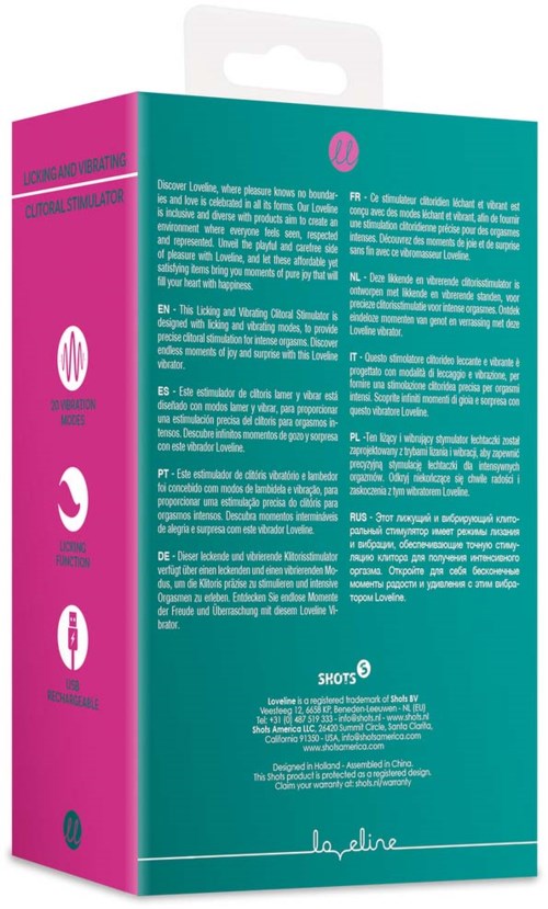 Verpackung eines Schönheitsprodukts mit drei Symbolen für Entdeckung, Beratung und Inhaltsstoffe sowie eine Liste der Produktvorteile.