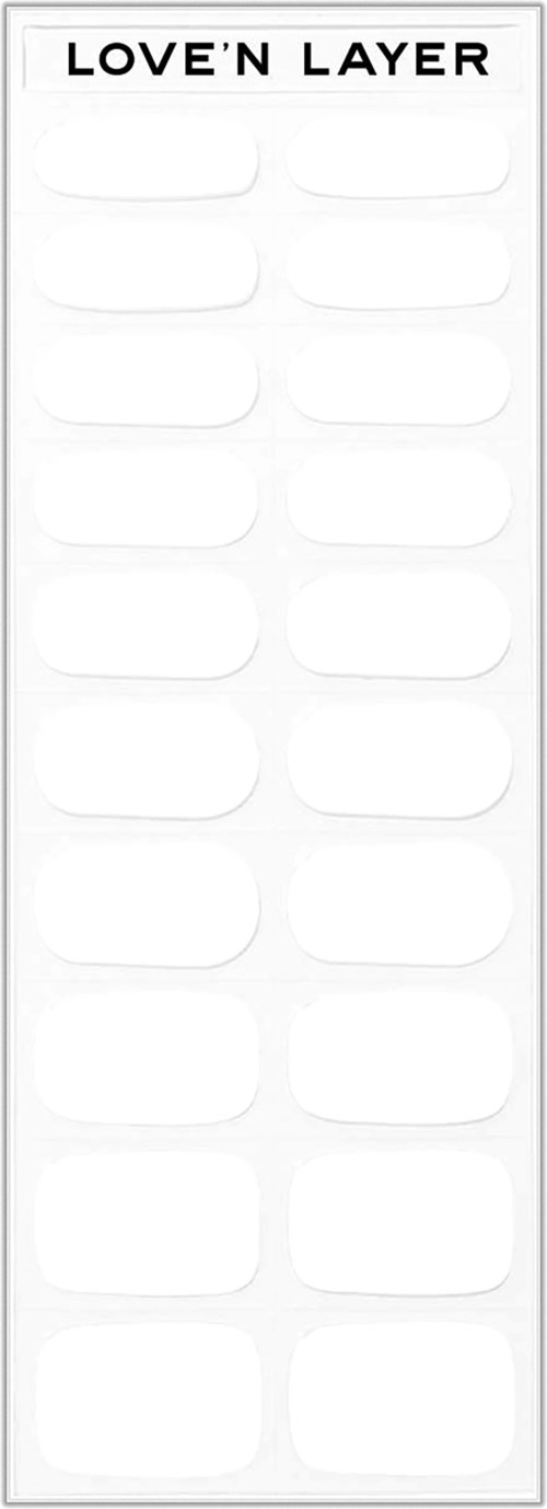 A white chart with empty love-themed layers and the title "LOVE'N LAYER" at the top.