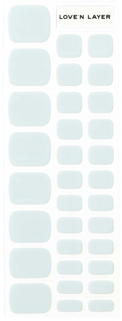 A sheet with multiple blank stickers and a label that says "LOVE'N LAYER."