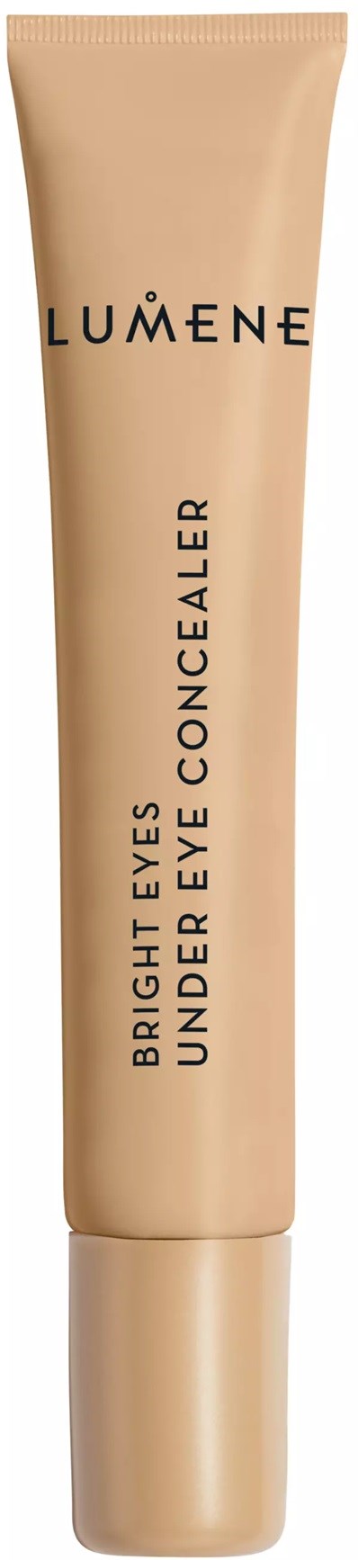 En beige tube merket 'LUMENE Bright Eyes Under Eye Concealer.'