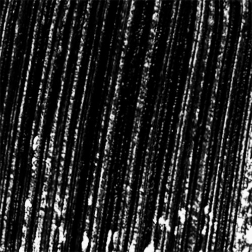 Zwart-wit abstract patroon met verticale lijnen en textuur.