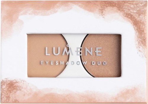 Lumene Bright Eyes Eyeshadow Duo  1 Weightless Beige