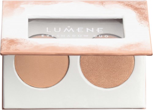 Lumene Bright Eyes Eyeshadow Duo  1 Weightless Beige