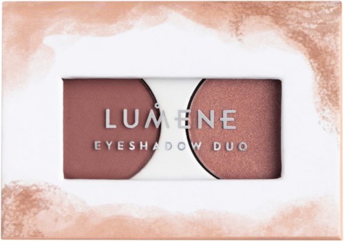 Lumene Bright Eyes Eyeshadow Duo  3 Rosy Twilight