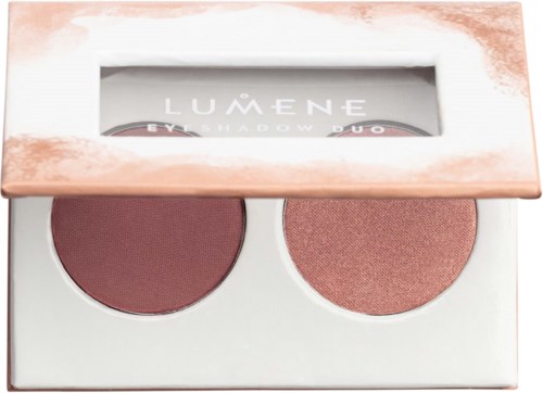 Lumene Bright Eyes Eyeshadow Duo  3 Rosy Twilight