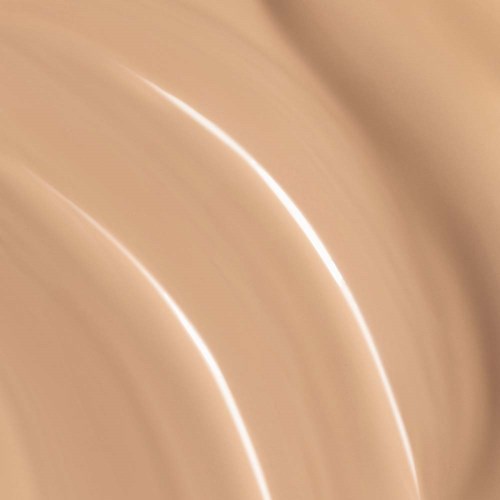 De afbeelding toont een close-up van twee dunne, witte gebogen lijnen op een beige achtergrond.