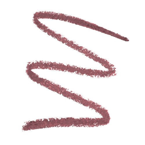 A brown squiggly chalk-like line on a white background.