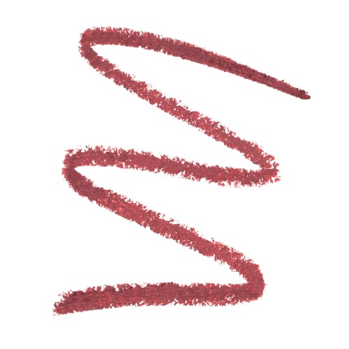 A red, textured, squiggly line on a white background.