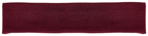 A wide, dark red fabric piece with soft, woven texture, lying flat on a black background.