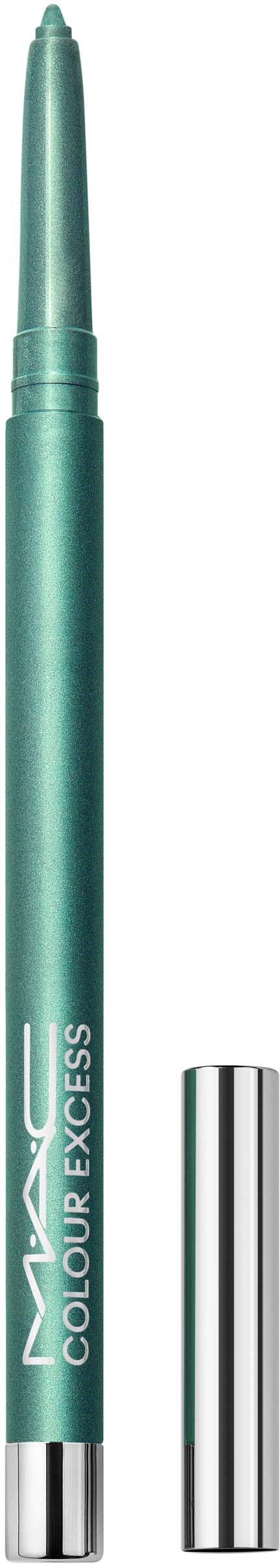 A teal-colored pen with a silver cap and white text that reads "MAX Colour Excess".