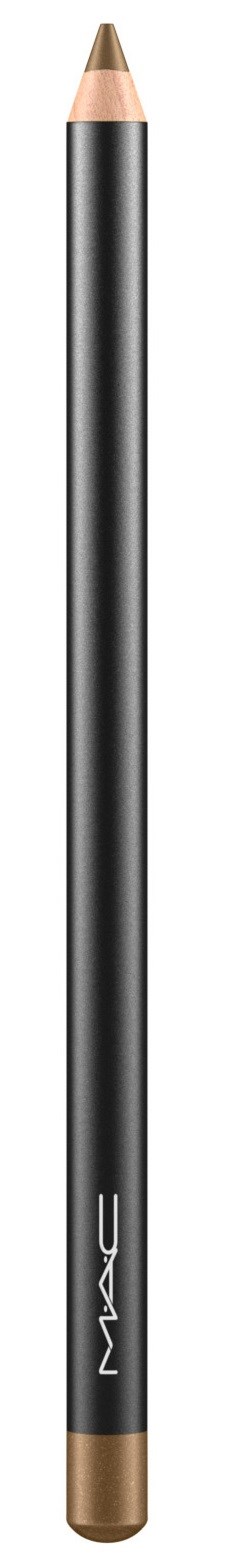 Det är en ren, elegant eyelinerpennor med en guldfärgad och svart design, märkt MAC.