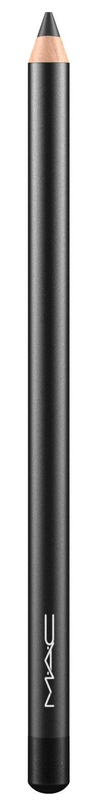 Ein schwarzer Bleistift mit spitzer Spitze und MAC-Logo unten.