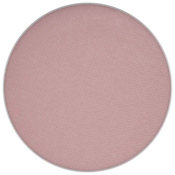 Rosa blusher i ett runt förpackning. Det har en jämn, mjuk yta.
