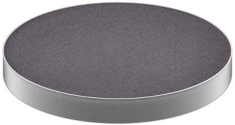 A round, flat wireless charger with a black surface and silver edge.