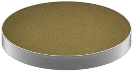 A round, flat object with a yellowish-brown surface and a white edge, resembling a coaster or lid.