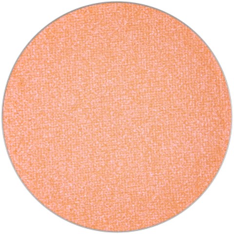 A round, orange textured object, possibly a fabric or sponge, with a rough surface and uniform color.