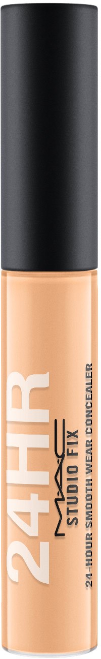 En concealer-penna med svart lock och beige kropp märkt "24H Studio Fix", för full täckning.