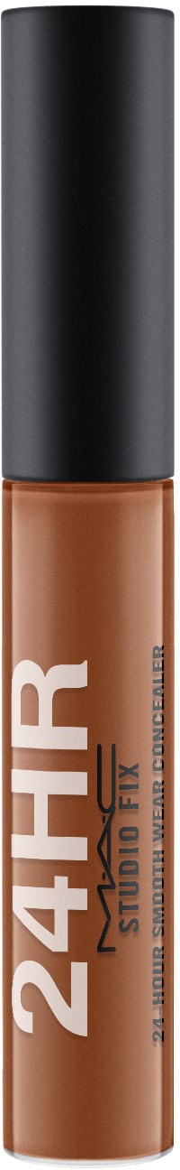 Lip gloss or liquid lipstick in a tube with black cap, labeled '24HR' and 'Studio Fix.'