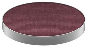 A round, red, textured surface with a silver edge around it.