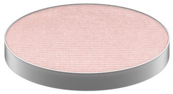 En rund, rosa föremål med en silverkant, slät yta, möjligtvis en tvål eller en logga.
