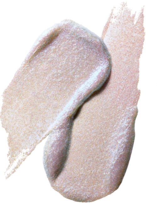 Two shades of pink foundation swatched with smooth and creamy texture.