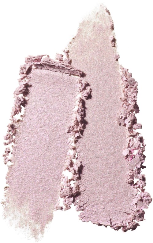 Light pink powder with uneven edges, possibly eyeshadow or blush makeup.