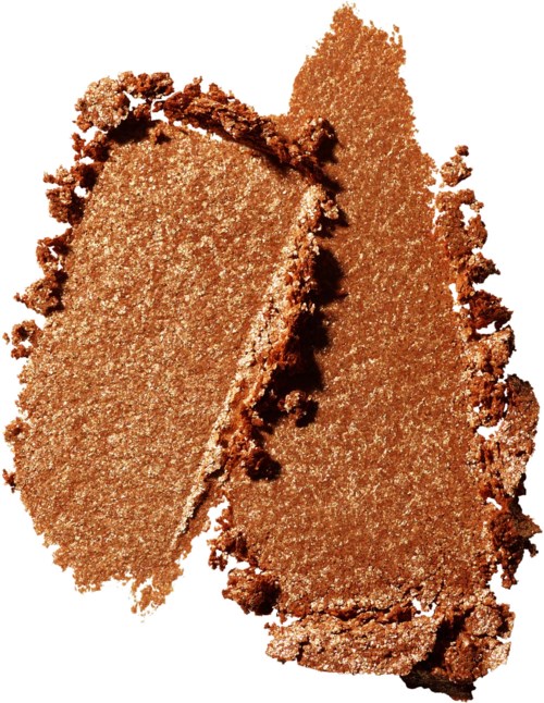 Zwei braune, zerbröselte Stücke, die wie ein Gebäck oder Snack aussehen, mit einem Stück über dem anderen.