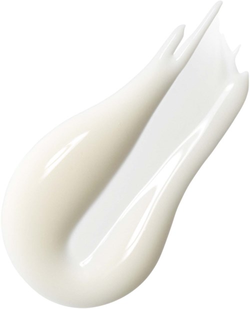 Krem- og lotionprøve med jevn, blank tekstur.
