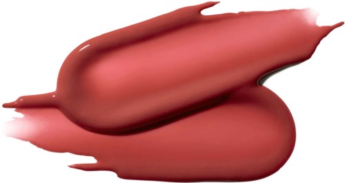To fargetester av rosa leppestift eller lip gloss, kremaktig tekstur og skinnende finish.