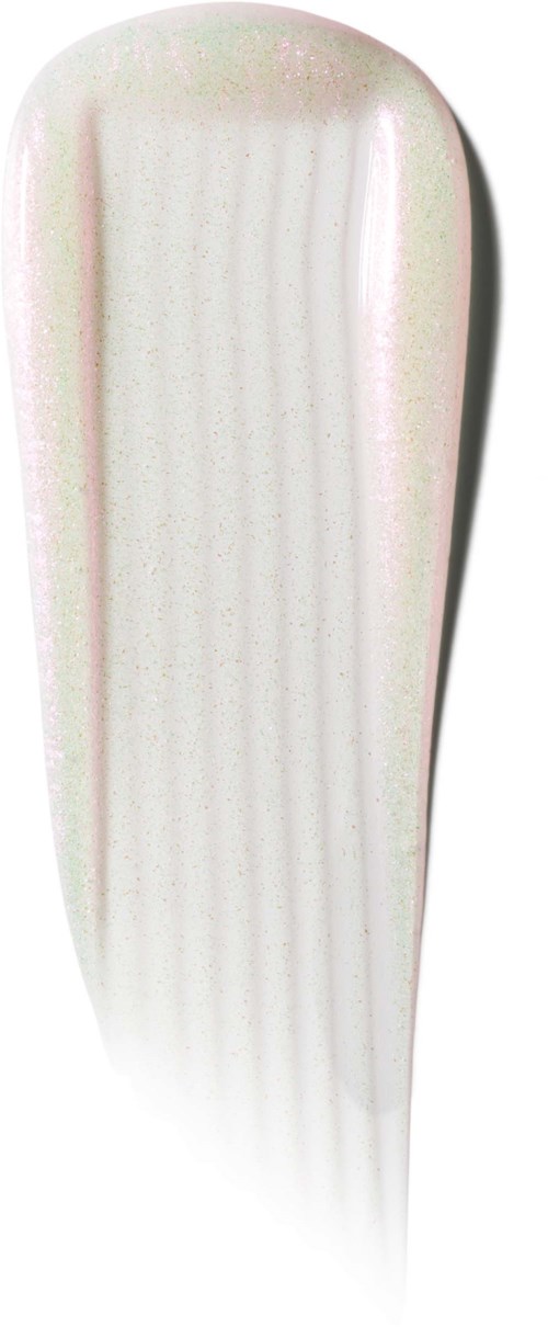 A white nail buffer with ridges and rounded edges. It is used for smoothing and shining nails.