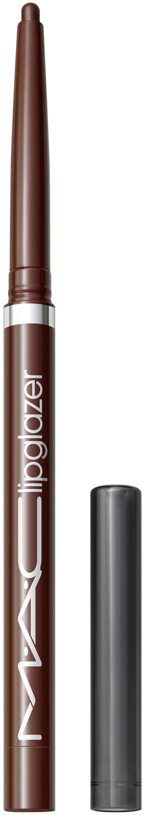 A brown lip liner with a cap, labeled 'MAC'.