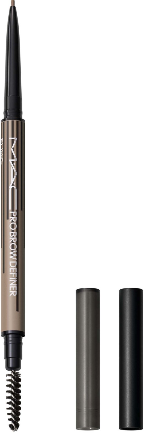 A pencil with a black tip, two caps, one gray and one black, and a spiral at the bottom.