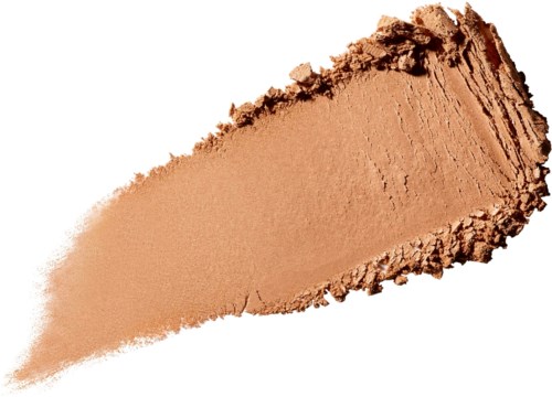 A chunk of beige powder, possibly makeup or clay, with rough edges and a slanted shape.