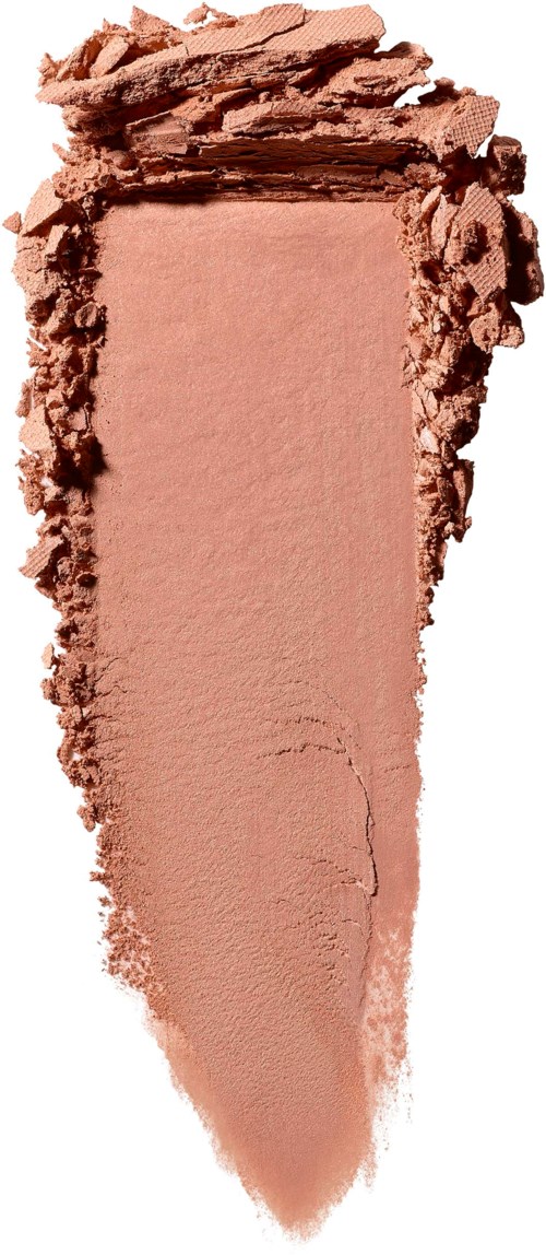 A swatch of pinkish-beige makeup or eyeshadow in a smeared, elongated shape.