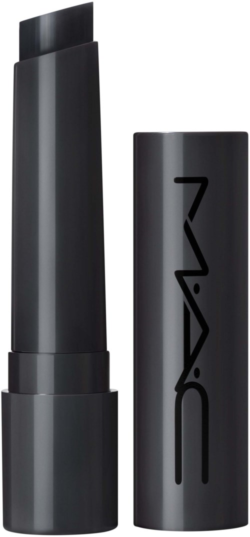 Black lipstick with a matte finish and a sleek design, with the brand name 'nua' on the cap.
