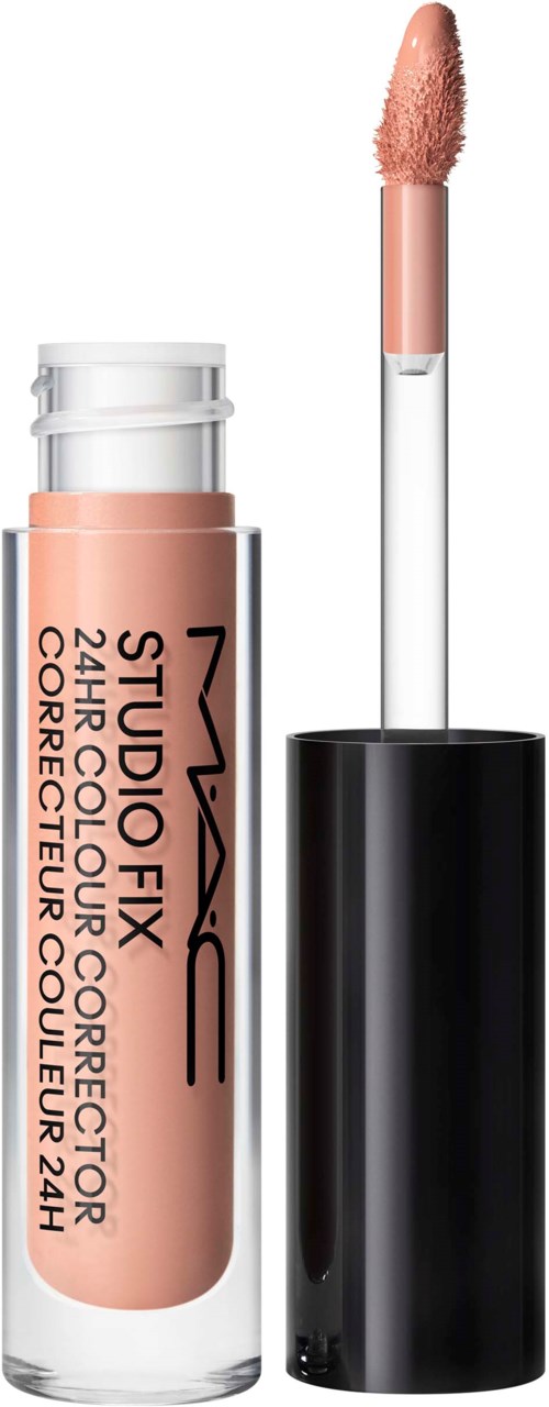 Lippenstift mit Applikator, beschriftet MAC Studio Fix, 24-Stunden-Farbkorrektur.