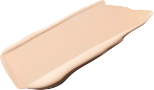 A beige, rectangular spatula with slightly curved edges, used for cooking or serving food.