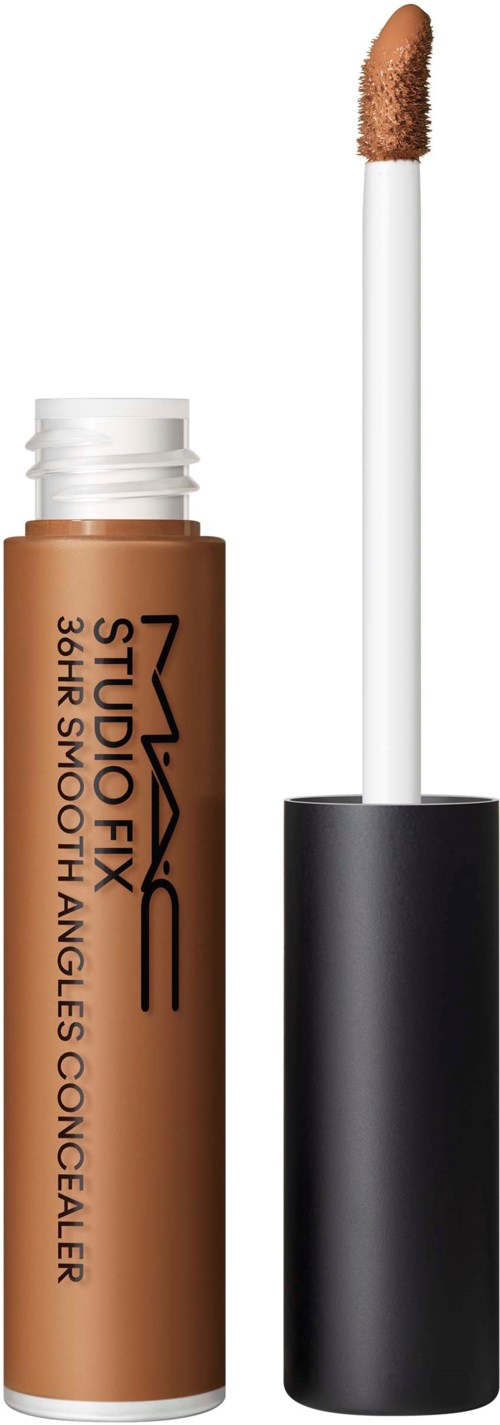 A tube of MAC Studio Fix Soft Matte Short Cover Concealer with applicator wand.