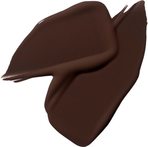 Two pieces of chocolate with smooth, shiny surfaces, one slightly overlapping the other.