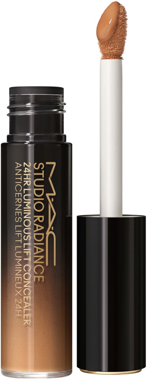 Lippenglossenhülse mit Applikator, schwarzes und goldenes Verpackung, enthält Lipgloss.