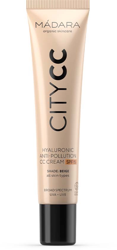 Mádara Skincare City CC Hyaluronic Anti-Pollution Cc Cream Spf 15  Beige