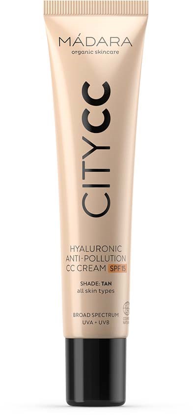 Mádara Skincare City CC Hyaluronic Anti-Pollution Cc Cream Spf 15  Tan
