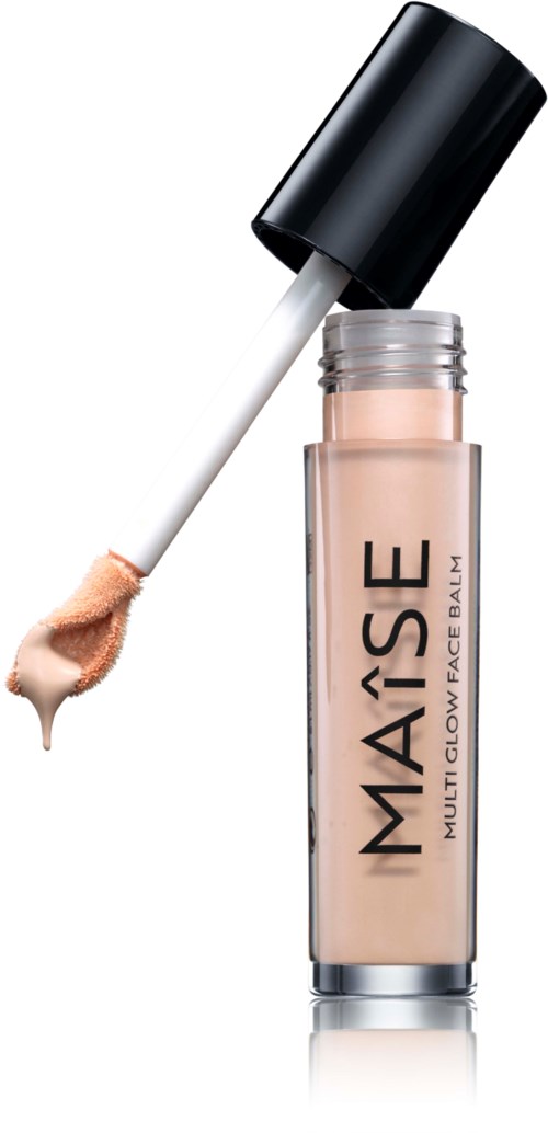 Ein flüssiger Abdeckstift mit Applikator, beschriftet 'MAKE MULTI COVER FACE CREAM.'