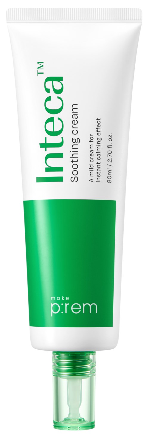 Grüne und weiße Tube mit Intecta Beruhigungssalbe für Tiere, mit Pumpe.
