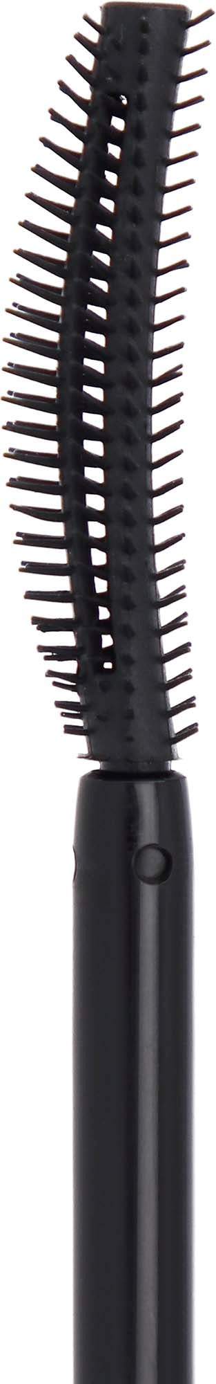 Eine schwarze Haarbürste mit gebogenem, belüftet Design und Griff zum Stylen der Haare.
