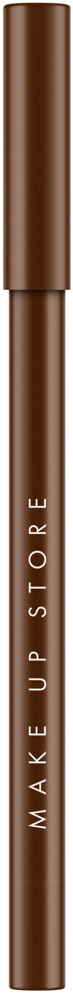 Ein brauner Make-up-Stift mit Deckel und dem Namen 'Make Up Store'.