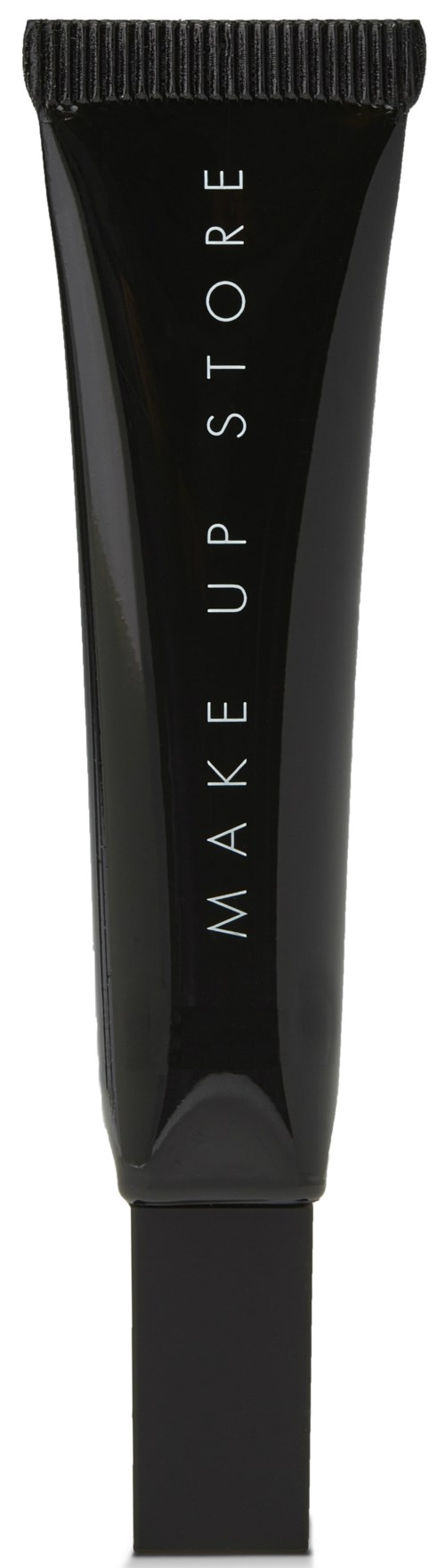 En svart tub med lock, märkt 'MAKE UP STORE', troligen en kosmetisk produkt.