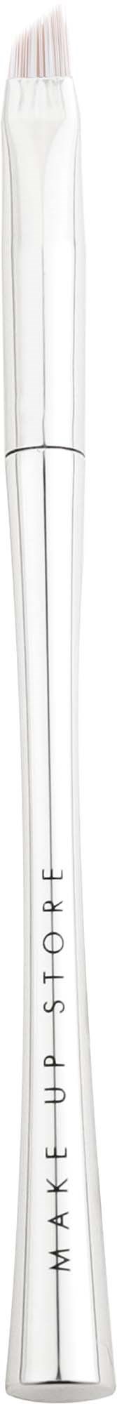 A white pen with a transparent grip and a pink tip, labeled Maxiflor. It is a makeup or cosmetic pencil.