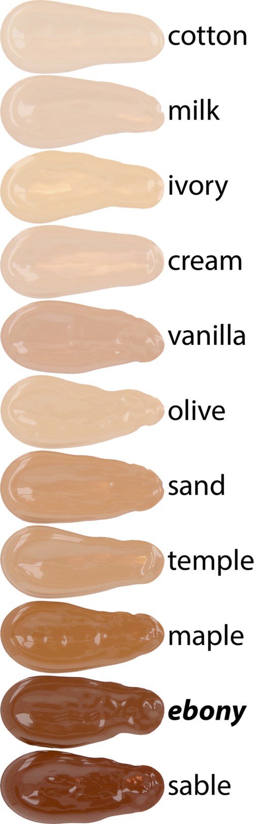 Make Up Store Soft Touch Foundation Ebony
